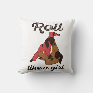 Roll Like a Girl Jiu Jitsu Cushion