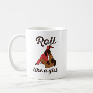 Roll Like a Girl Jiu Jitus Coffee Mug