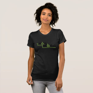 Roll Model Disability Awareness Gift Wheelchair T-Shirt