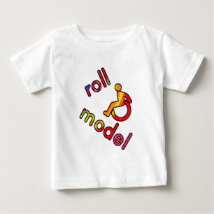 Roll Model - Disability Tees - in bright colours