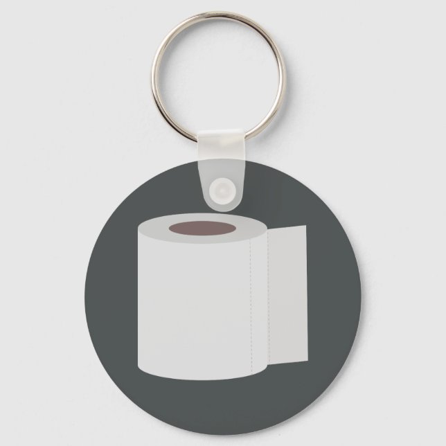 Roll of toilet paper key ring (Front)
