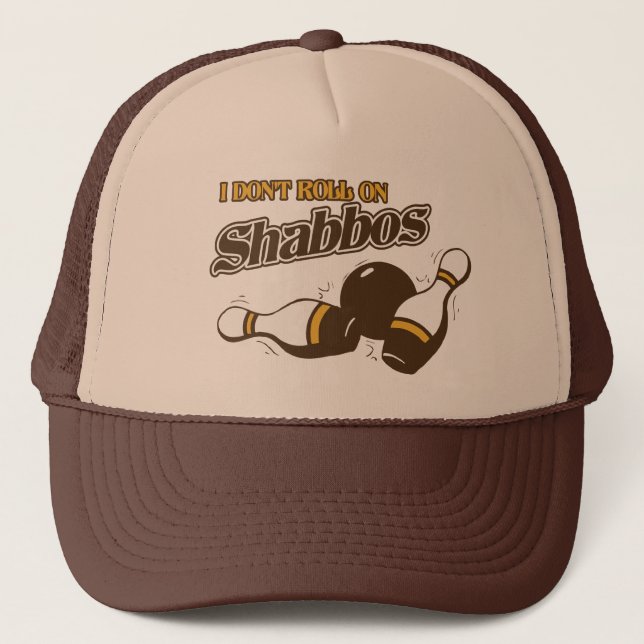 Roll on Shabbos Dude Trucker Hat (Front)