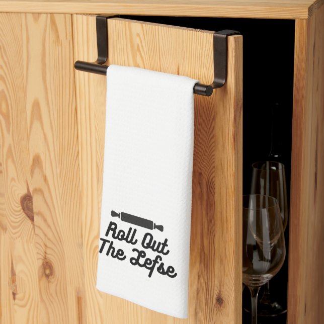 Roll Out The Lefse Kitchen Towel (Thirds Fold)