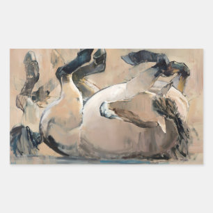 Roll Rectangular Sticker