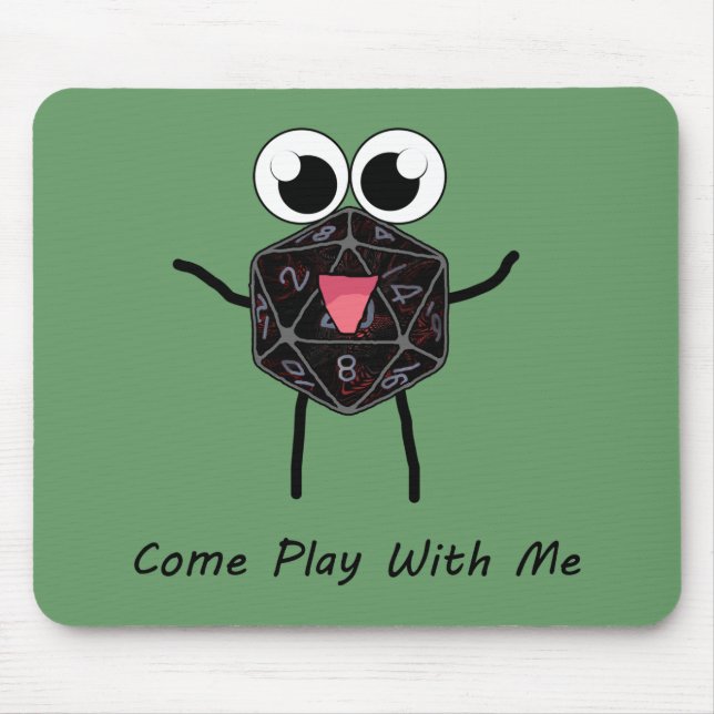 Roll the Dice Mouse Mat (Front)