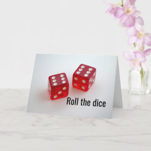 Roll The Dice & Take A Chance,  Call Me - Card