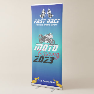 Roll Up Banners Moto Racing