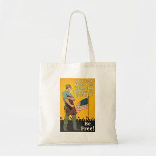 Roll Up the Sleeves budget tote bag
