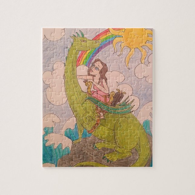 Roll with Dragons Jigsaw Puzzle (Vertical)