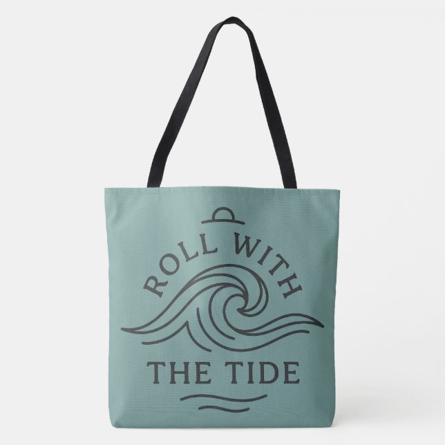 Roll With The Tide Tote Bag (Front)
