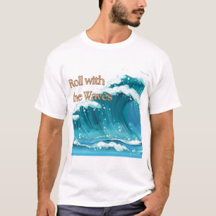 "Roll with the Waves" Men's T-Shirt
