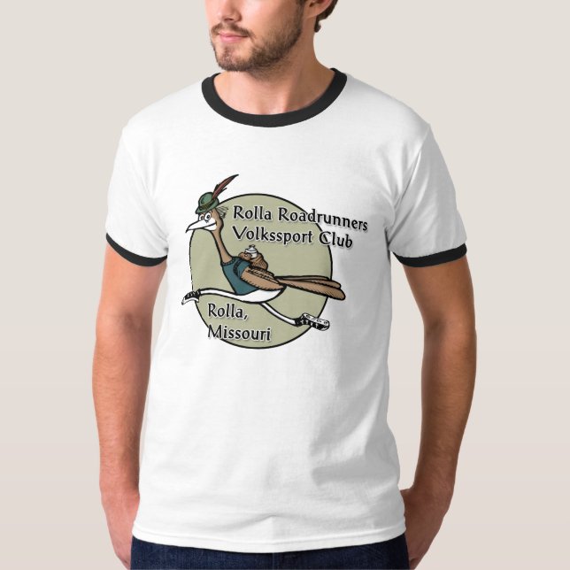 Rolla Roadrunners Ringer T-Shirt (Front)