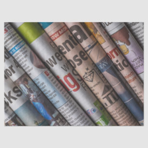 rolled newsprint tissue paper