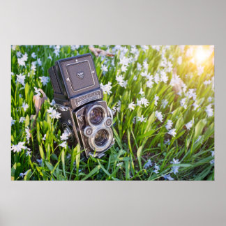 Rolleiflex camera poster
