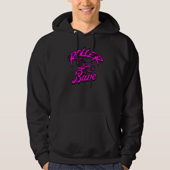 Roller Babe  Skater Fun Sport 2 Hoodie (Front)