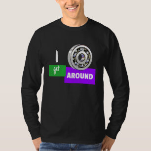 Roller Bearing to Get Around Skate Classic 80s Vib T-Shirt