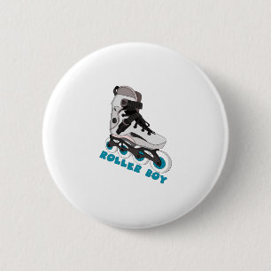 Roller Boy 6 Cm Round Badge