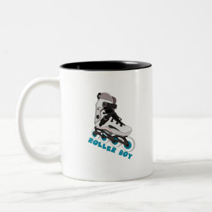 Roller Boy Two-Tone Coffee Mug