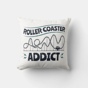Roller Coaster Addict Cushion
