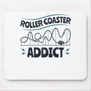 Roller Coaster Addict Mouse Mat