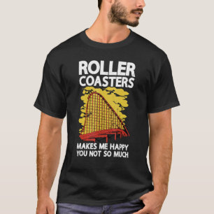 Roller Coaster Amusement Park  Carnival Ride 6 T-Shirt