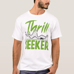 Roller Coaster Amusement Park Thrill Seeker T-Shirt