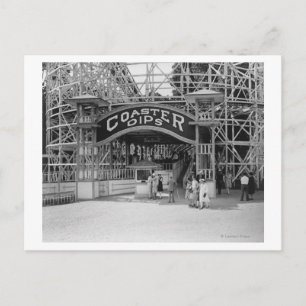 Roller Coaster at Glen Echo Park Photograph Postcard