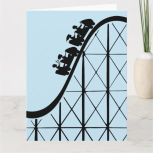 ROLLER COASTER BIRTHDAY Greeting Card