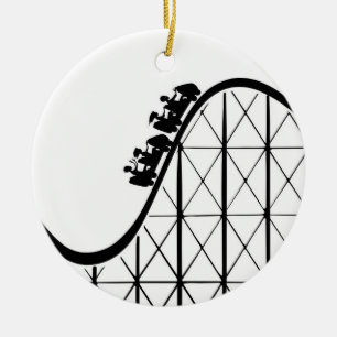 Roller Coaster Ceramic Tree Decoration