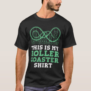 Roller Coaster Crew Amusement Park Fans Coasters L T-Shirt