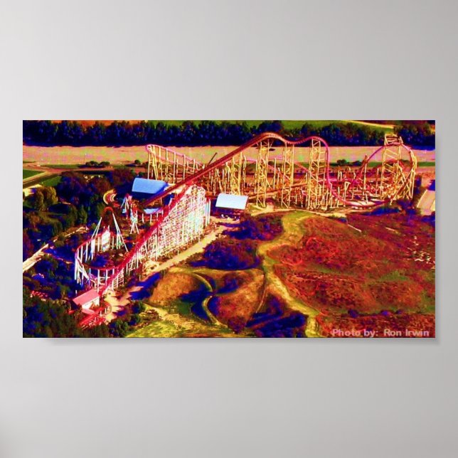 Roller Coaster Digital Festival Poster (Front)