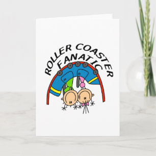 Roller Coaster Fanatic Card