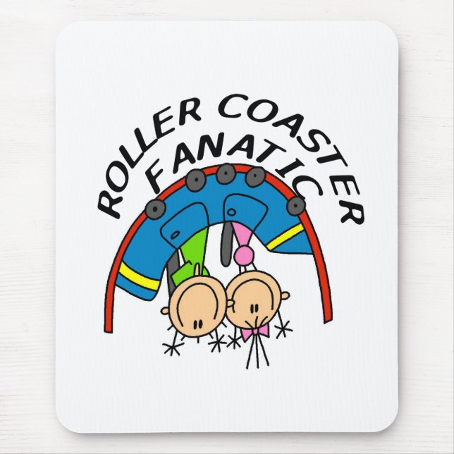 Roller Coaster Fanatic Mouse Mat (Front)