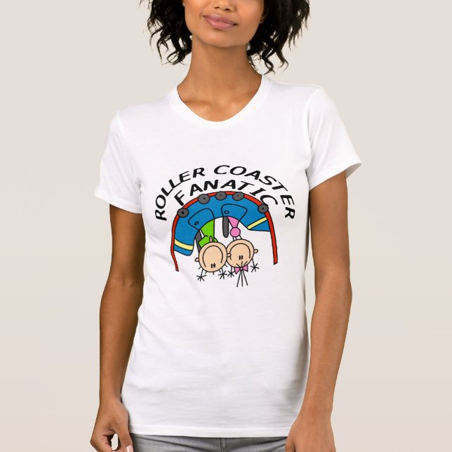 Roller Coaster Fanatic Tshirts and Gifts (Front)