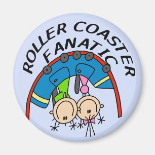 Roller Coaster Fanatic Tshirts and Gifts Magnet