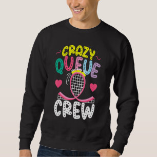 Roller Coaster For Queue Crew For Girls And Women Sweatshirt