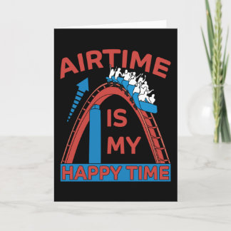 Roller Coaster Funny Amusement Park Gift Card