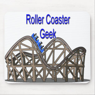 Roller Coaster Geek Mousepad