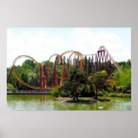 Roller coaster in France