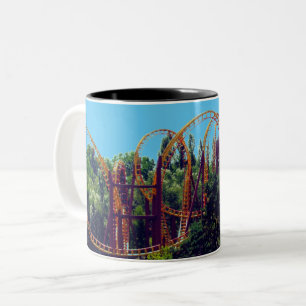 Roller Coaster in France  Two-Tone Coffee Mug