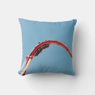 Roller coaster in the morning cushion