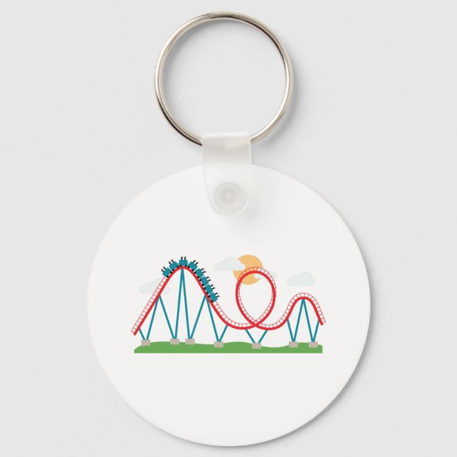 Roller Coaster Key Ring (Front)
