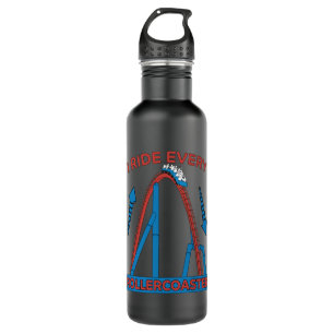 Roller Coaster Park Amusement Park Gift 710 Ml Water Bottle