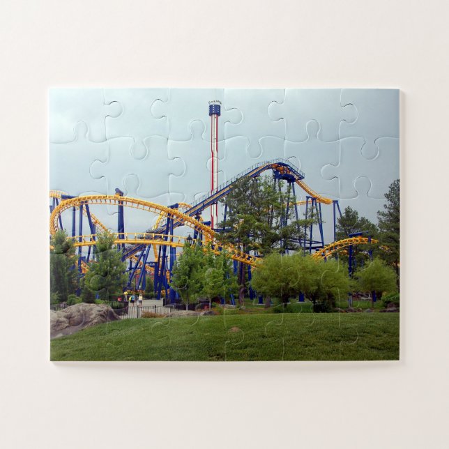 Roller Coaster Ride Jigsaw Puzzle (Horizontal)