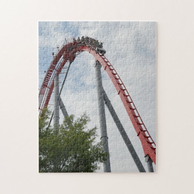 Roller Coaster Ride Jigsaw Puzzle (Vertical)