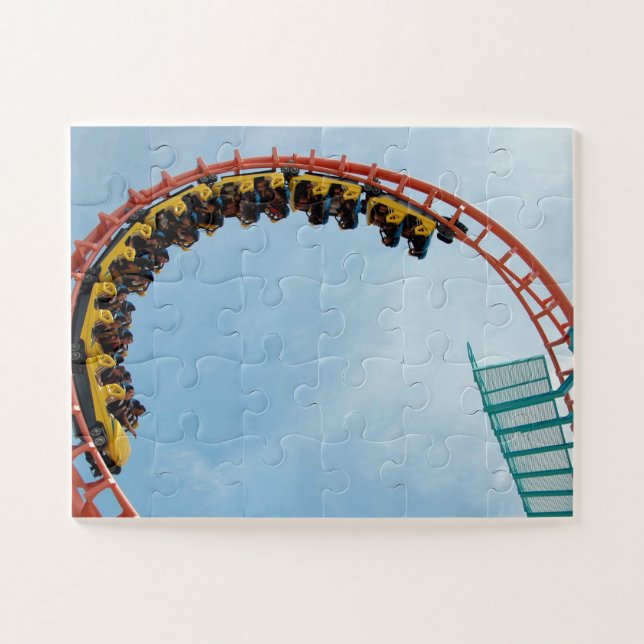 Roller Coaster Ride Jigsaw Puzzle (Horizontal)