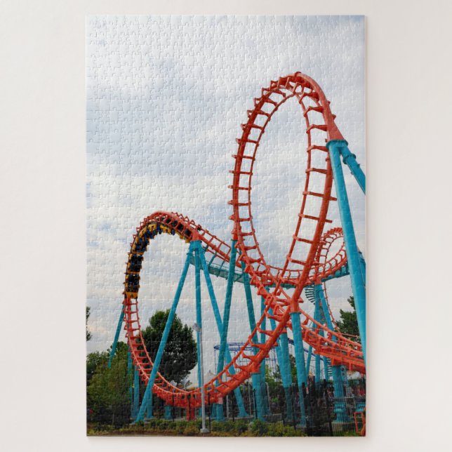 Roller Coaster Ride Jigsaw Puzzle (Vertical)