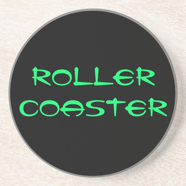 ROLLER COASTER TABLE COASTER (Front)