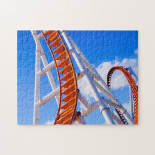 Roller coaster up and down jigsaw puzzle