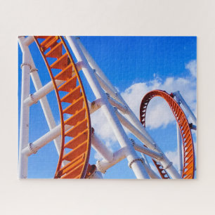 Roller coaster up and down jigsaw puzzle